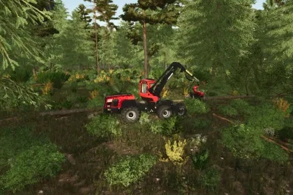 Легендарна 4X Карта Keno City для Farming Simulator 25 — Ліси, Шахти та Виробництва Юкону — 4