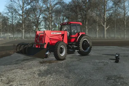 Ефективний Фронтальний Навантажувач Case IH 890 Loader для Magnum 8900 у FS25 — 2