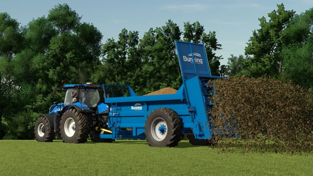 Ефективний Розкидач Bunning Lowlander Mk4 105 — Ідеальний для Середніх Господарств у FS25