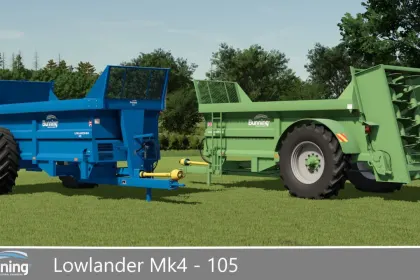 Ефективний Розкидач Bunning Lowlander Mk4 105 — Ідеальний для Середніх Господарств у FS25