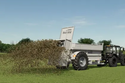 Ефективний Розкидач Bunning Lowlander Mk4 105 — Ідеальний для Середніх Господарств у FS25