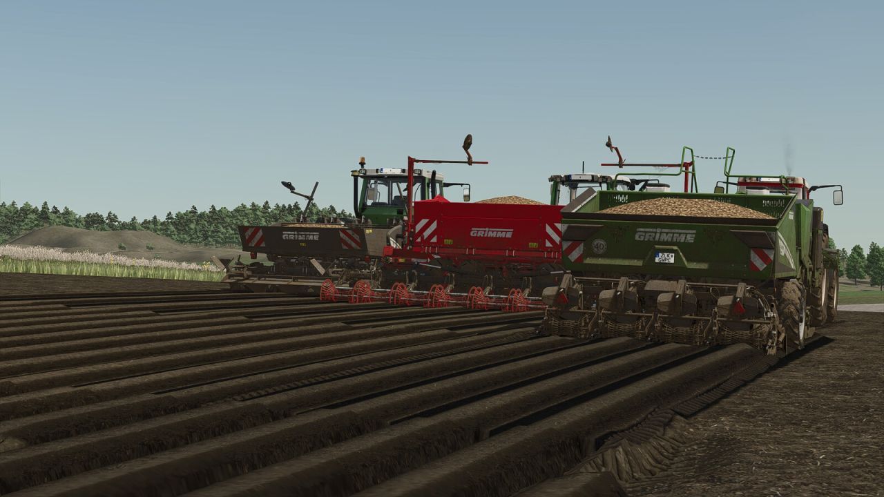 Ефективний Пак Grimme Pack для FS25 — Саджалки, Комбайни та Конвеєри Grimme