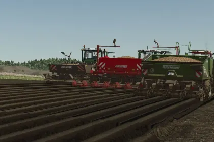 Ефективний Пак Grimme Pack для FS25 — Саджалки, Комбайни та Конвеєри Grimme