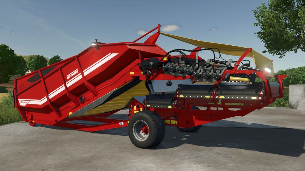 Ефективний Конвеєр Grimme RH 24-70 для Швидкого Перевантаження у Farming Simulator 25