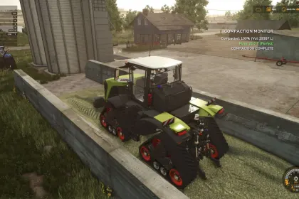 Ефективний Silage Compaction Monitor — Розумний HUD для Ідеального Утрамбування Силосу в FS25 — 3