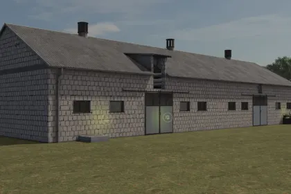 Атмосферний Комплект Package Cowshed With Garage And Silo — Корівник, Гараж і Силос для Середньої Ферми — 2