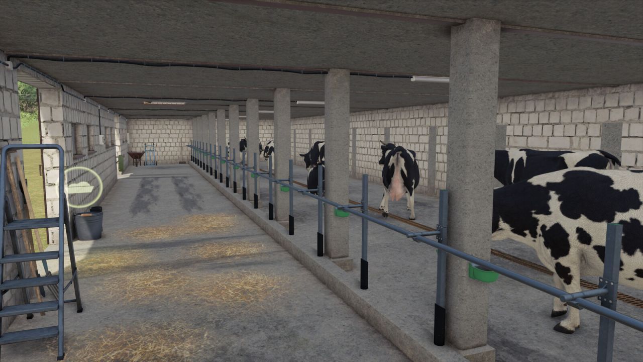 Атмосферний Комплект Package Cowshed With Garage And Silo — Корівник, Гараж і Силос для Середньої Ферми