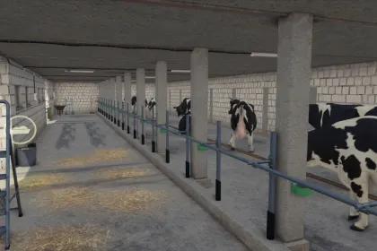 Атмосферний Комплект Package Cowshed With Garage And Silo — Корівник, Гараж і Силос для Середньої Ферми — 3