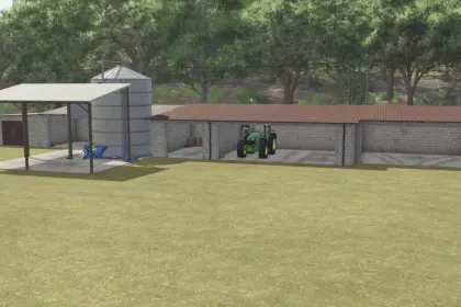 Атмосферний Комплект Package Cowshed With Garage And Silo — Корівник, Гараж і Силос для Середньої Ферми — 5