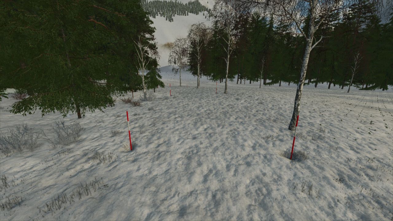 Реалістичні Swedish Snow Pole — Напрямні Стовпчики для Зимових Доріг у FS25