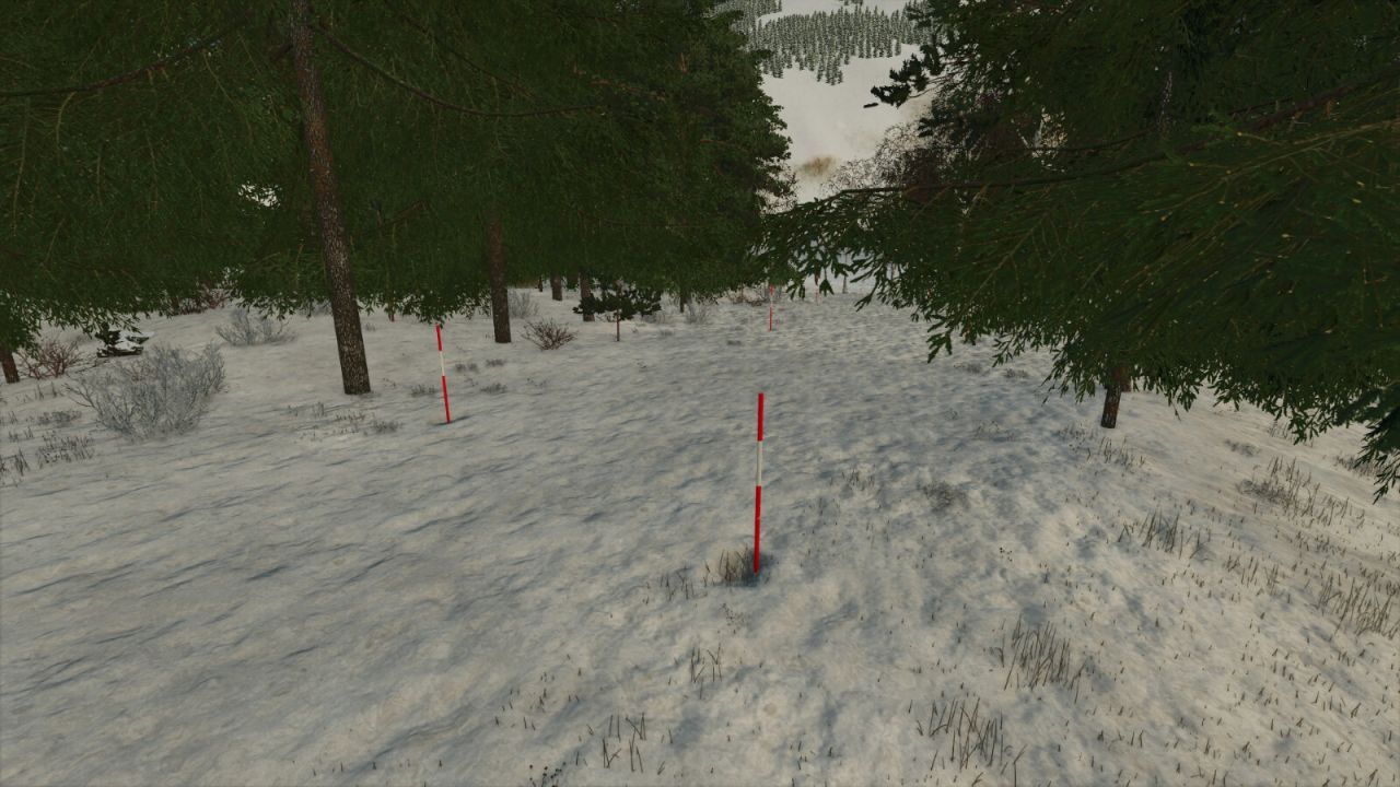 Реалістичні Swedish Snow Pole — Напрямні Стовпчики для Зимових Доріг у FS25