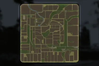 Атмосферна Карта Back Roads County 4x для Farming Simulator 25 — Великі Поля та Реалістична Логістика — 2