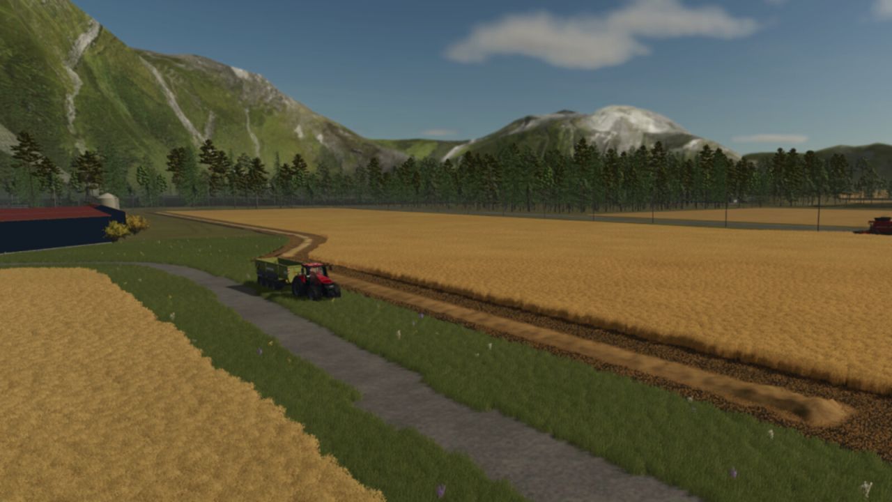 Атмосферна Карта Back Roads County 4x для Farming Simulator 25 — Великі Поля та Реалістична Логістика
