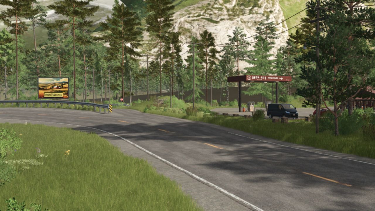 Атмосферна Карта Back Roads County 4x для Farming Simulator 25 — Великі Поля та Реалістична Логістика