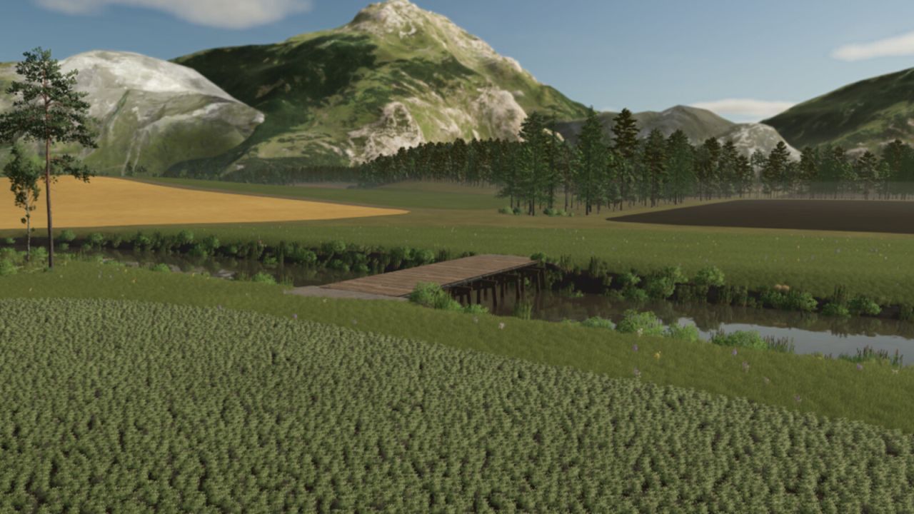 Атмосферна Карта Back Roads County 4x для Farming Simulator 25 — Великі Поля та Реалістична Логістика