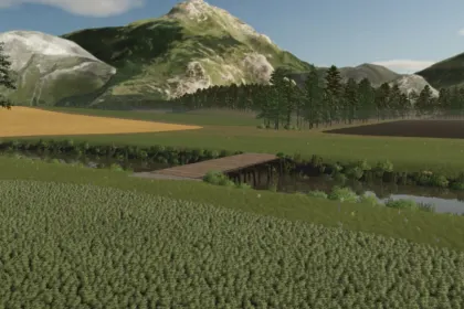 Атмосферна Карта Back Roads County 4x для Farming Simulator 25 — Великі Поля та Реалістична Логістика — 5