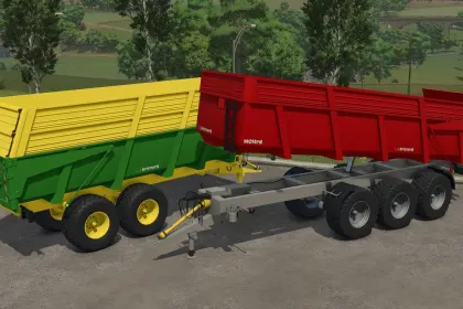 Ефективні Причепи Brimont BB18B та BB24TRD для Високих Врожайних Перевезень у FS25 — 2