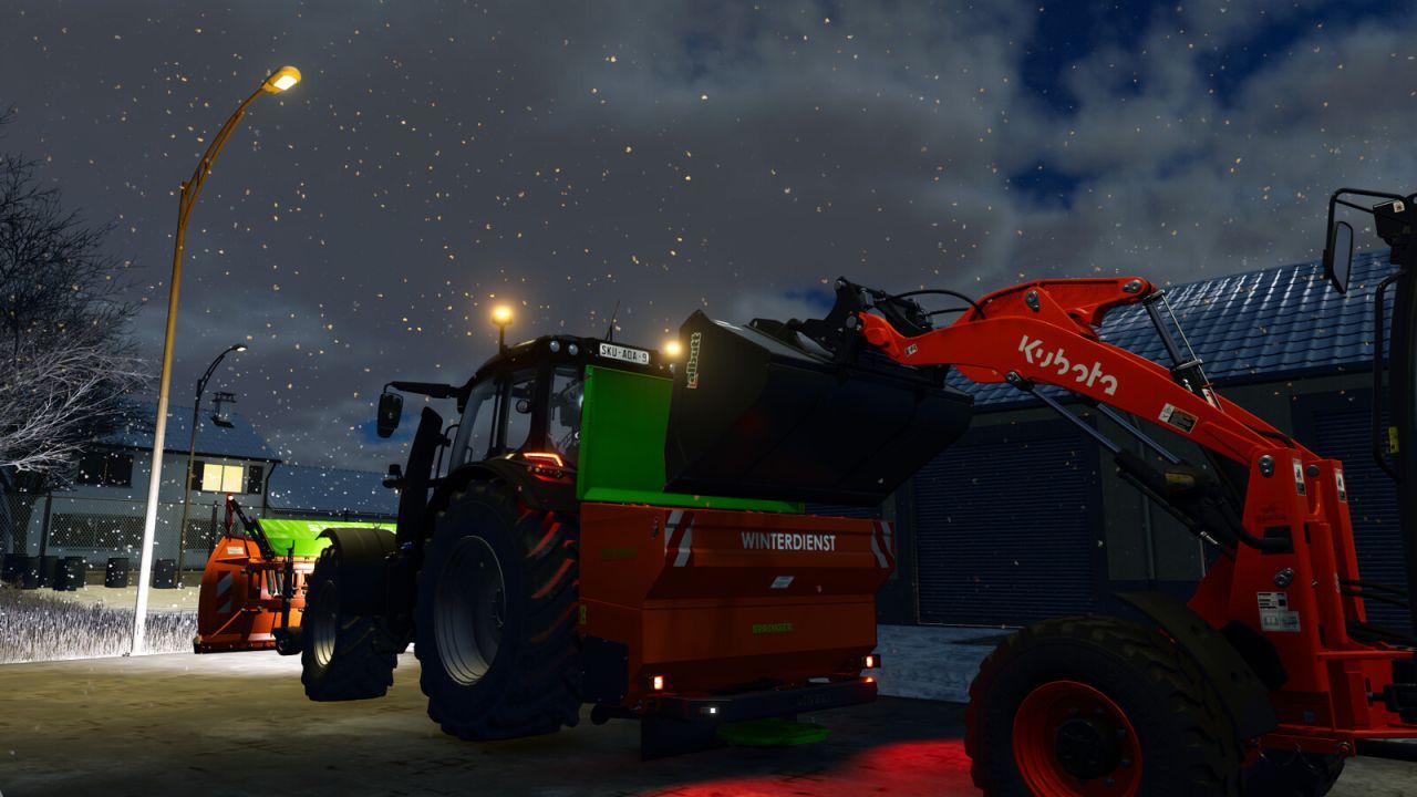 Ефективний Пак Зимового Обладнання SPRINGER Winter Equipment Pack для FS25 — Відвали та Піскорозкидачі