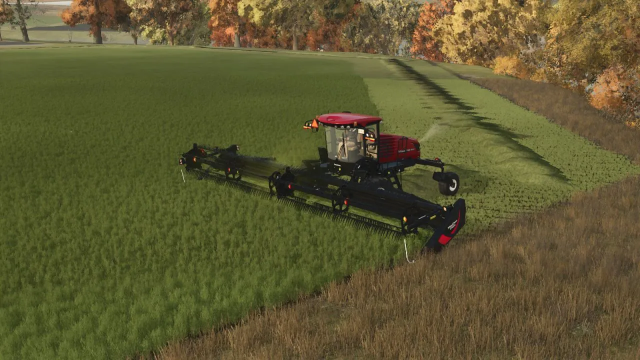Efficient Swathing Plus Mod for FS25: More Rows and Grass Mowing ...