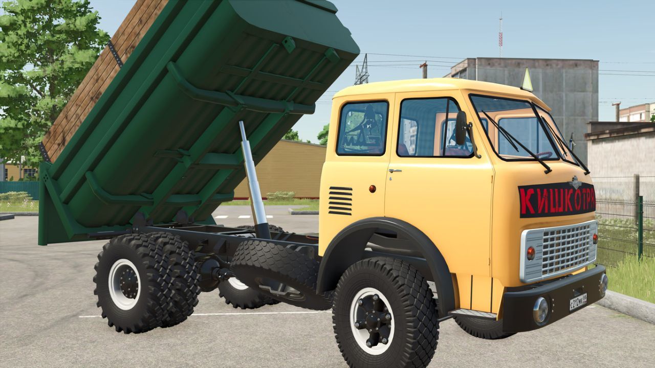 Потужний Самоскид MAZ-5549 для Farming Simulator 25 — Гнучкі Конфігурації та Великий Кузов