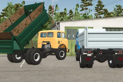 Потужний Самоскид MAZ-5549 для Farming Simulator 25 — Гнучкі Конфігурації та Великий Кузов — 3