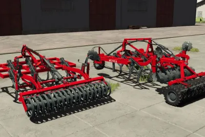 Ефективний Unia Cross Pack для Farming Simulator 25 — Швидкий Обробіток Ґрунту 3 м — 4