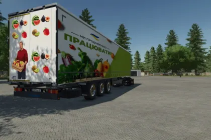 Ефективний Причіп Krone Profi Liner для Перевезення Палет у Farming Simulator 25 — 2