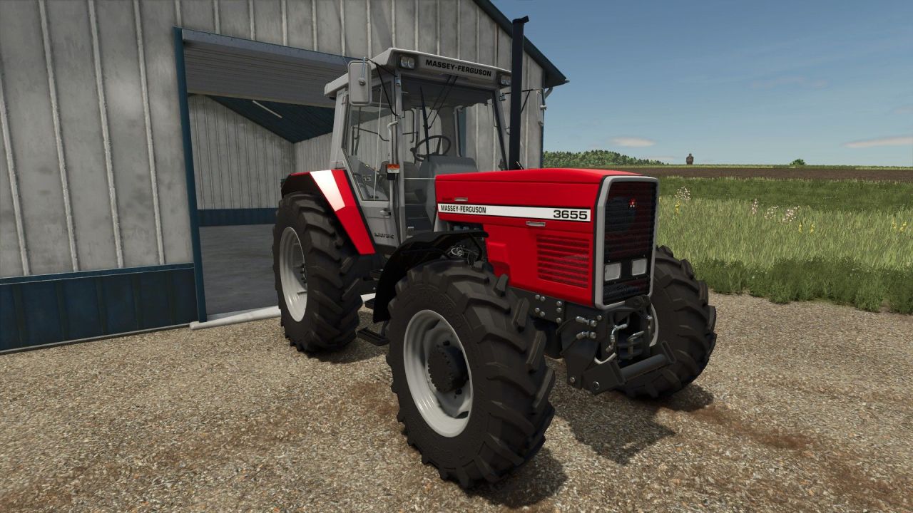 Потужний Трактор Massey Ferguson 3655 — 160 к.с. для Ефективної Роботи у FS25