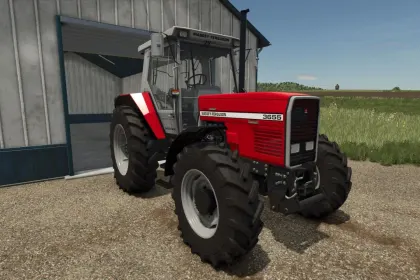 Потужний Трактор Massey Ferguson 3655 — 160 к.с. для Ефективної Роботи у FS25 — 1