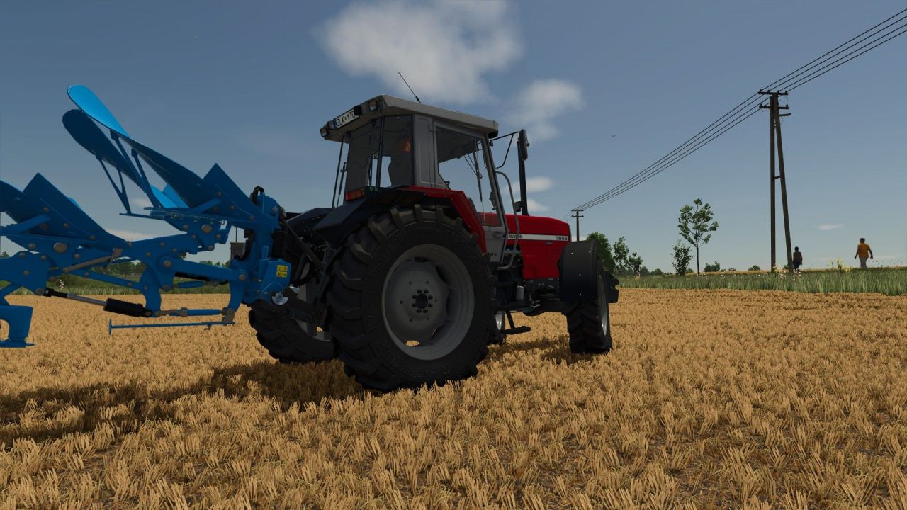 Потужний Трактор Massey Ferguson 3655 — 160 к.с. для Ефективної Роботи у FS25