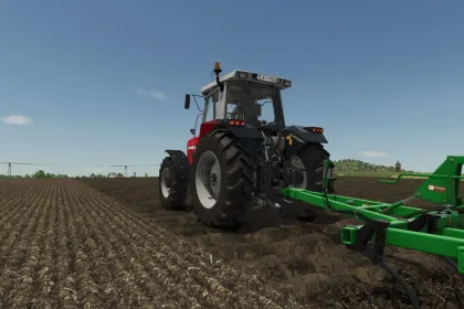 Потужний Трактор Massey Ferguson 3655 — 160 к.с. для Ефективної Роботи у FS25 — 4