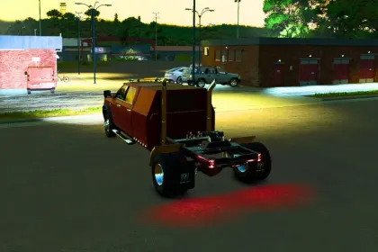 Потужний Пікап 2024 Ram 3500 CrewCab With Sleeper для Farming Simulator 25 — Тюнінг, 5th Wheel і Робота на Фермі — 2