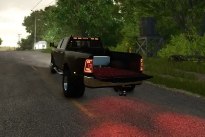 Потужний Пікап 2024 Dodge Ram 3500 CrewCab для Роботи на Фермі в FS25 — 4