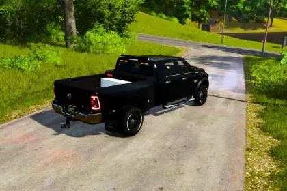 Потужний Пікап 2018 Ram 3500 Mega Crew Cab для Farming Simulator 25 — Тюнінг, Евакуатор і Максимальна Тяга — 2