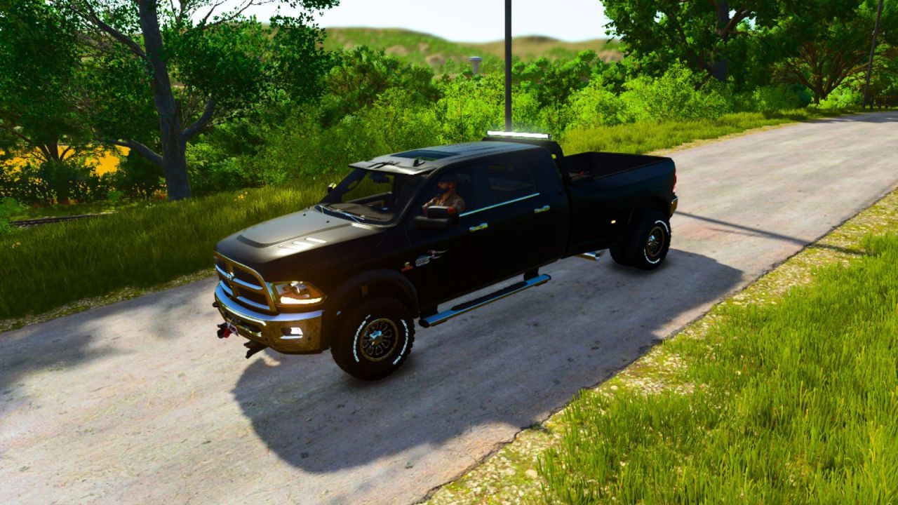 Потужний Пікап 2018 Ram 3500 Mega Crew Cab для Farming Simulator 25 — Тюнінг, Евакуатор і Максимальна Тяга