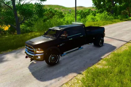 Потужний Пікап 2018 Ram 3500 Mega Crew Cab для Farming Simulator 25 — Тюнінг, Евакуатор і Максимальна Тяга — 3