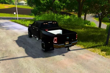 Потужний Пікап 2018 Ram 3500 Mega Crew Cab для Farming Simulator 25 — Тюнінг, Евакуатор і Максимальна Тяга — 4