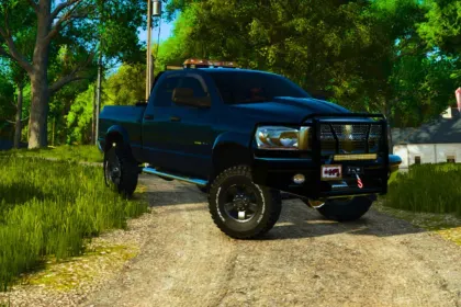 Потужний Пікап 2007 Dodge Ram 1500 Quad Cab для Farming Simulator 25 — Ремонт у Полі та Тюнінг — 1