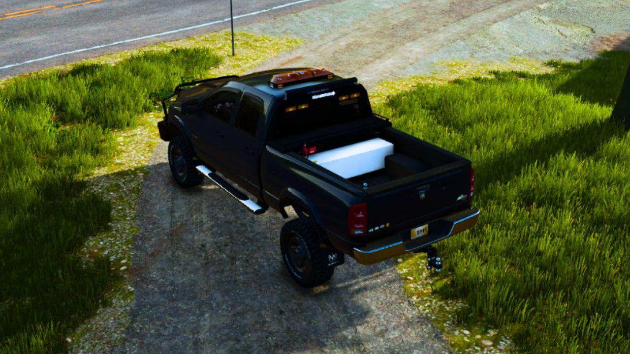 Потужний Пікап 2007 Dodge Ram 1500 Quad Cab для Farming Simulator 25 — Ремонт у Полі та Тюнінг