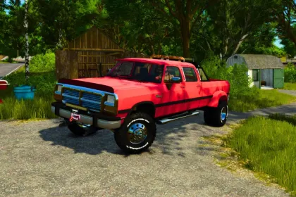 Легендарний Пікап 1992 Dodge Ram D 250 Crew Cab — Потужний Cummins 4x4 для FS25 — 1