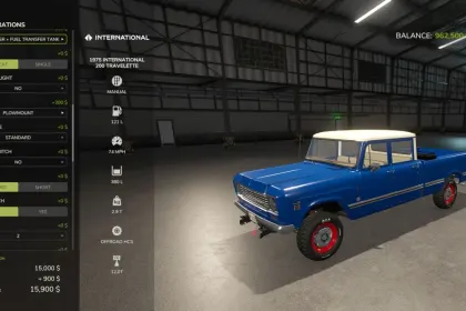 Легендарний Пікап 1975 International 200 Travelette Edit — Cummins Turbo Diesel для FS25 — 5