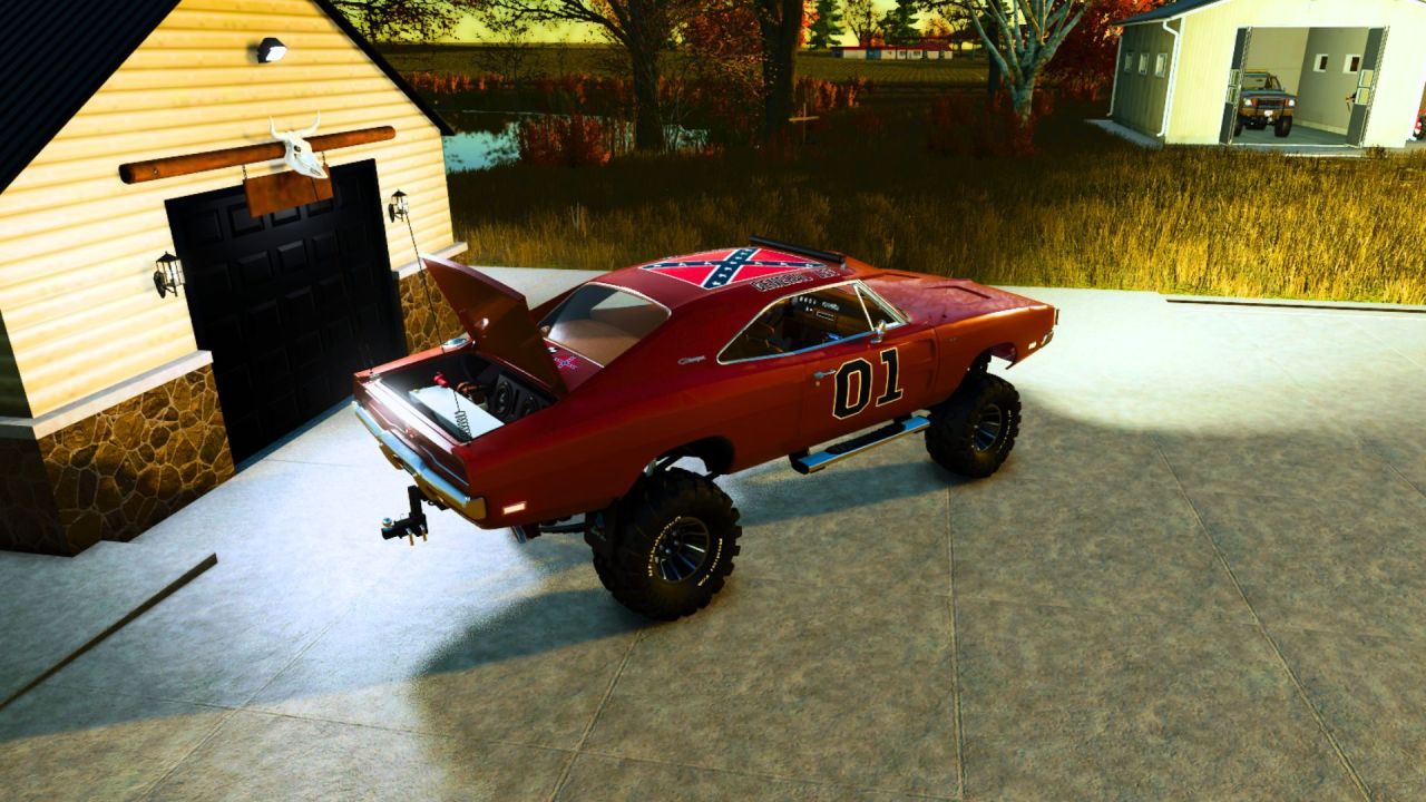 Легендарний 1968 Dodge Charger Custom 4x4 — Потужний Офроуд для Ферми у FS25