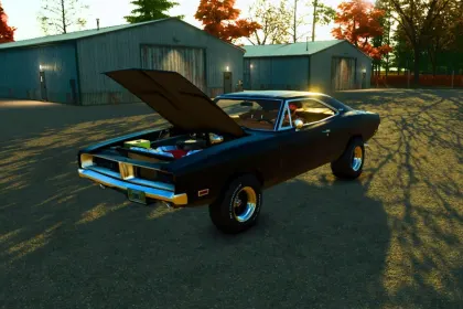 Legendarny 1968 Dodge Charger Custom 4x4 — Potężny Offroad dla Farmy w FS25 — 3