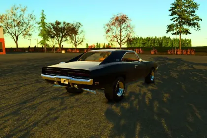 Legendarny 1968 Dodge Charger Custom 4x4 — Potężny Offroad dla Farmy w FS25 — 4