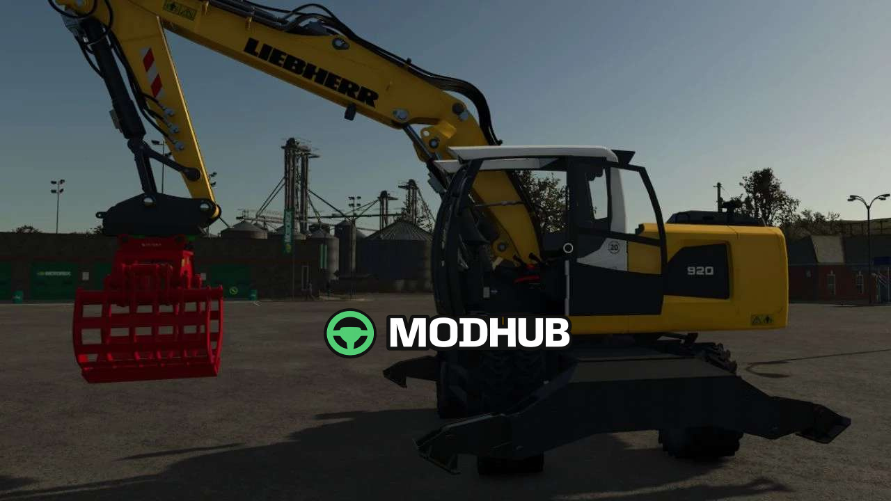 Мод на Навантажувачі Liebherr A920 Litronic v1.1.0.0 для Фермер Симулятор 25