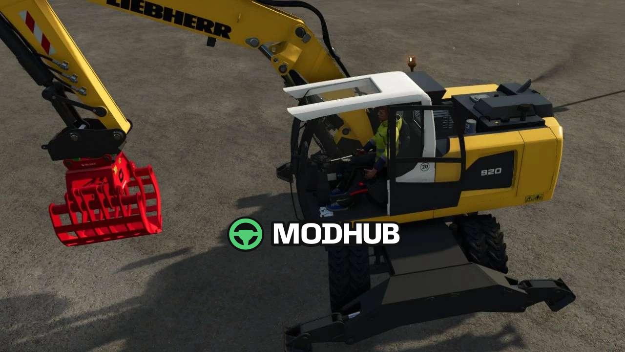 Мод на Навантажувачі Liebherr A920 Litronic v1.1.0.0 для Фермер Симулятор 25