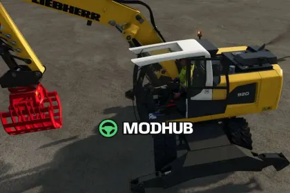 Mod na Ładowarki Liebherr A920 Litronic v1100 dla Farming Simulator 25