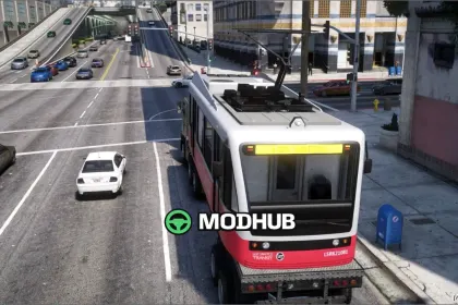 Overland Transportation of Subway Cars by Truck V1.0 Replace GTA 5 Vehicle Mod