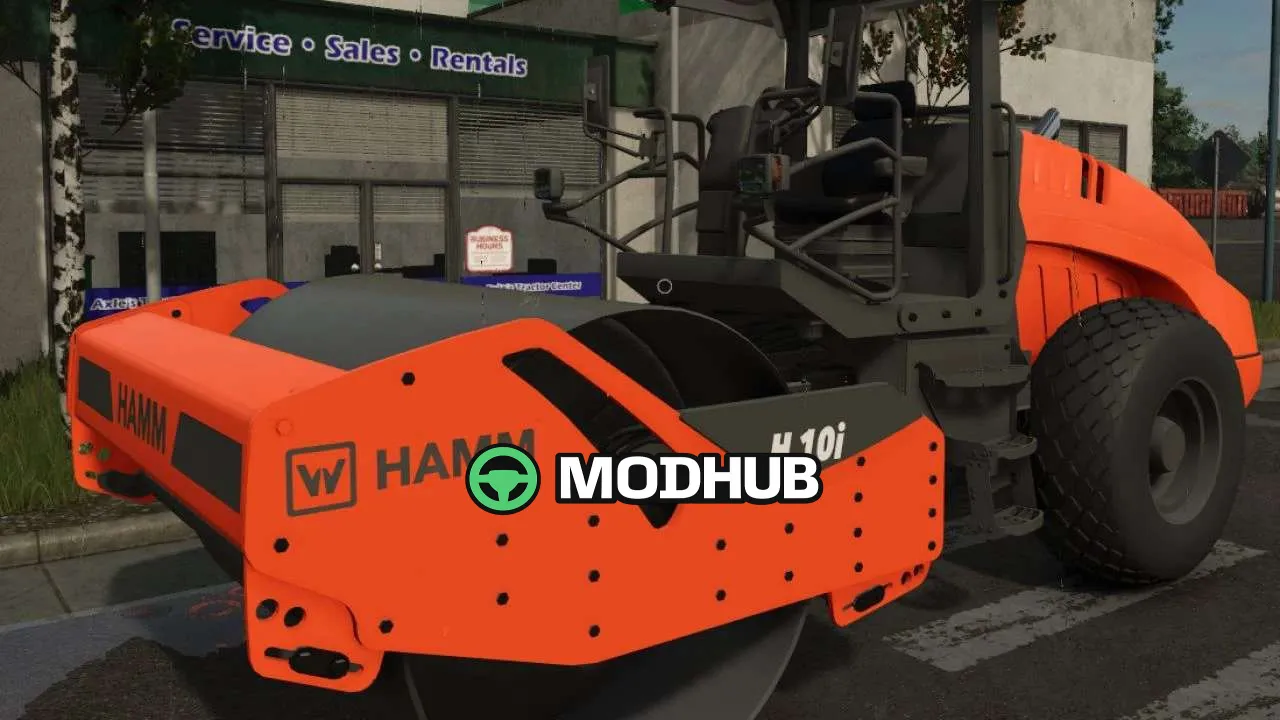 Мод на Дорожню техніку Hamm H 10i v1.0.0.0 для Фермер Симулятор 25