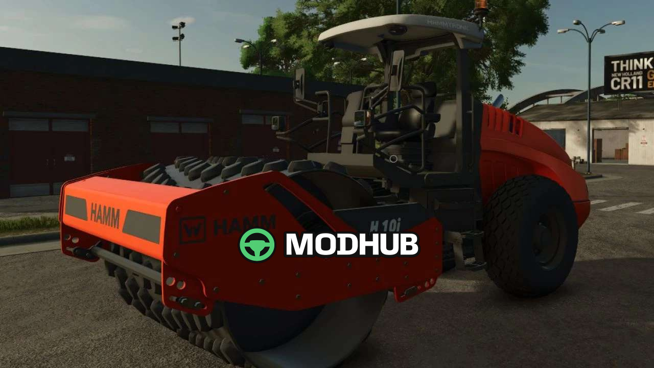 Мод на Дорожню техніку Hamm H 10i v1.0.0.0 для Фермер Симулятор 25